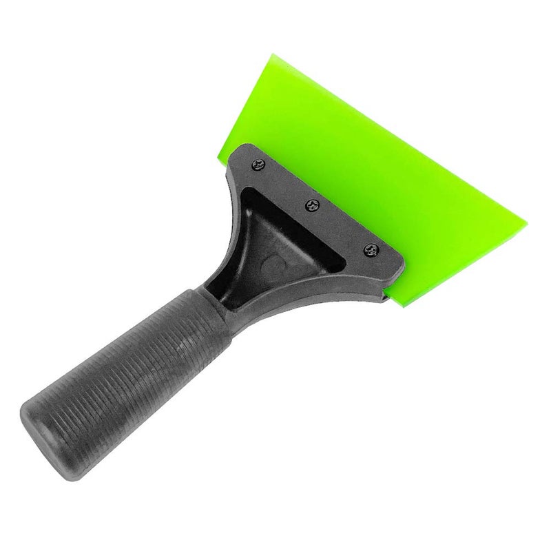 GUGUGI Rubber Squeegee Shower Door Squeegee Windshield Squeegee Ice Scraper Miracle Scraper for Vinyl Wrapping, Window Tinting, Windshield Washing, Bathroom Door Cleaning(1 Pack, Green) - Image 4